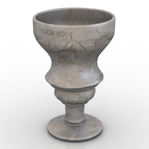 Cup Vase 3D Model Preview #96a30738