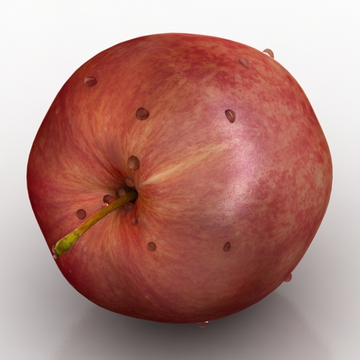 apple red 3D Model Preview #0048a085