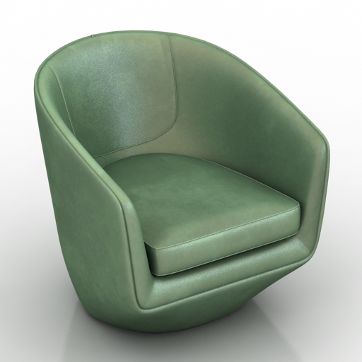 armchair uturn chair bensen 3D Model Preview #be3235d6