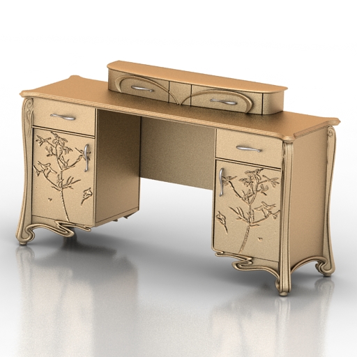 dressing table 3D Model Preview #e5fa776a