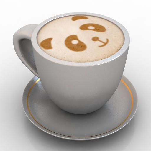 cup coffee 3D Model Preview #7c5743b6
