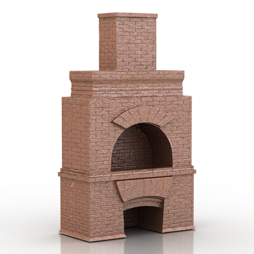 Furnace Brick grill 3D Model Preview #74938de0