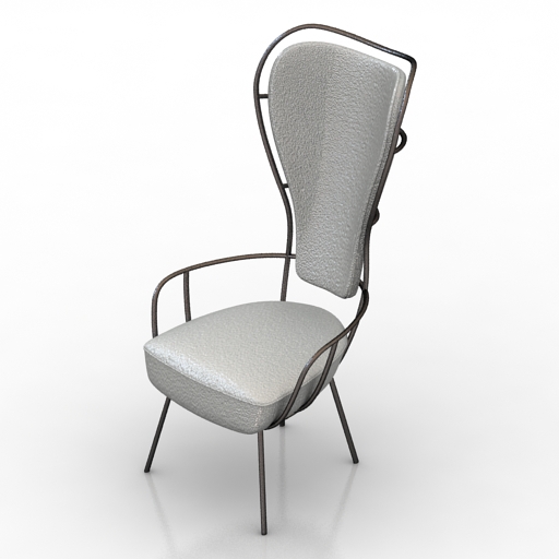 Chair Pelle&Ossa OPINION CIATTI 3D Model Preview #3daedfdc