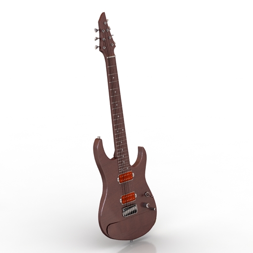 guitar shamray dinky replica 3D Model Preview #c4f460e3