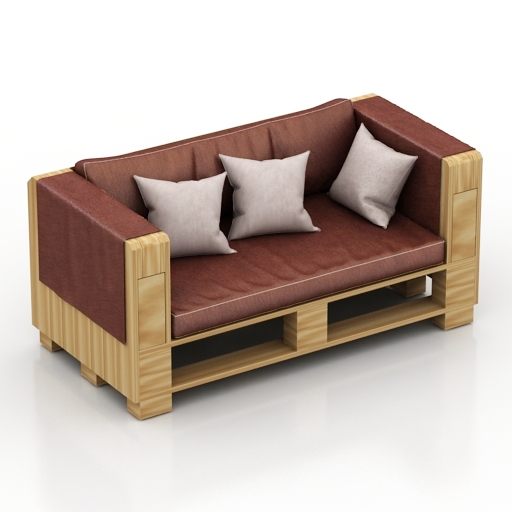 Sofa - 3D Model Preview #c25b2621
