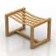 3D "Butaca maderaa lounge chair" - Interior Collection