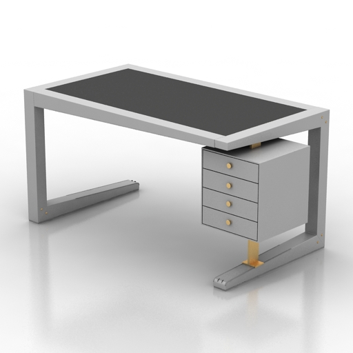 table giorgetti zeno destop table 3D Model Preview #e119e439