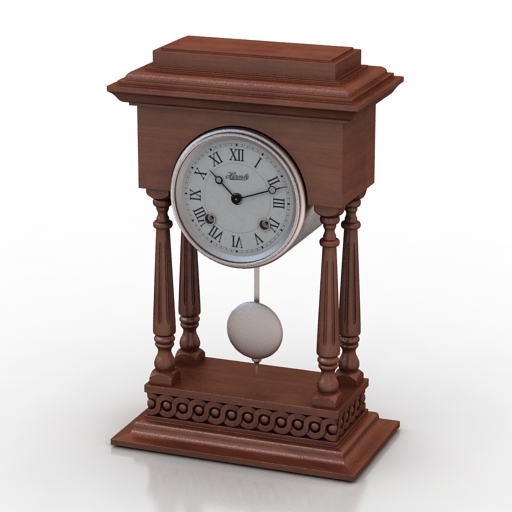 Clock Hermle Judge 22902-Q10131 3D Model Preview #0e23e4c7