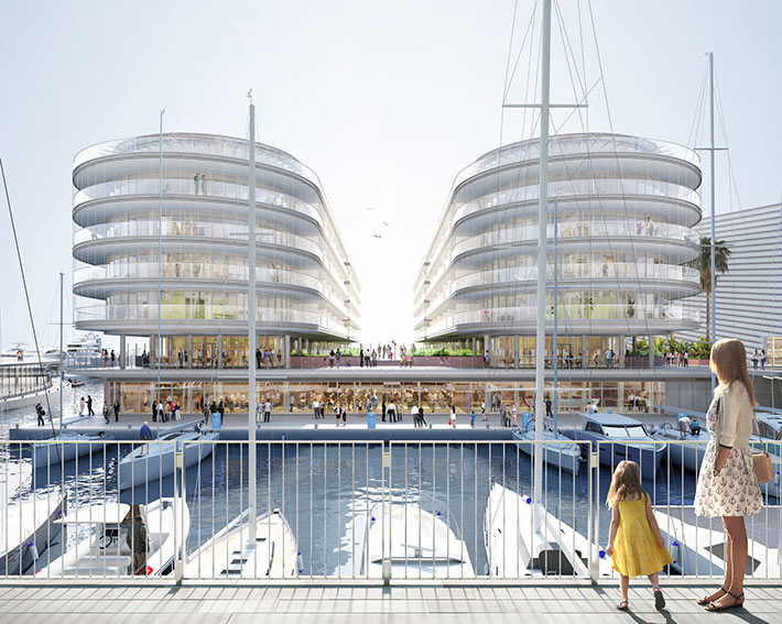 Waterfront di Levante by Renzo Piano, Genoa, Italy