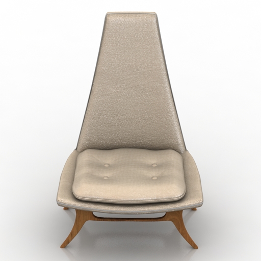 Chair Mid Century modern chair 3D Model Preview #ab303af6