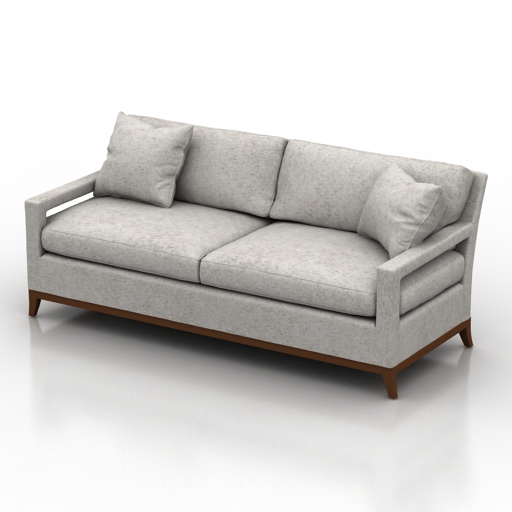 sofa manhattan 3D Model Preview #4b4124d1