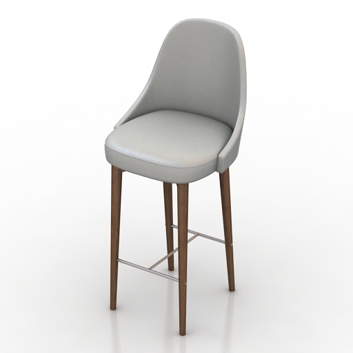 Chair bar BARY 3D Model Preview #c8157dec