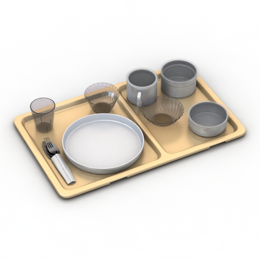 Tableware hospital 3D Model Preview #43fc2f91
