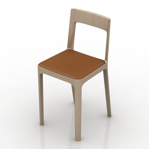 chair armless 3D Model Preview #d150b908