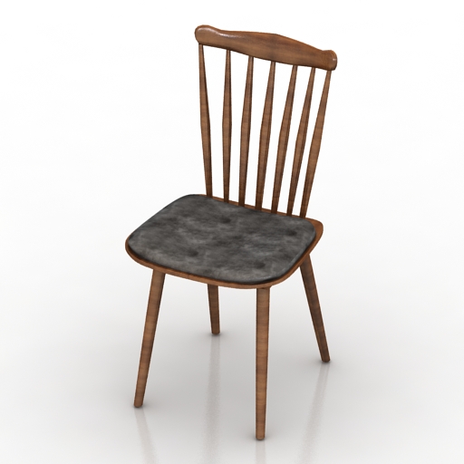 chair dadra silla mistinguett 3D Model Preview #d0f55c3b