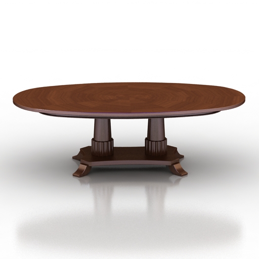 Table Morelato Tavolo Biedermeier Dinning Table 3D Model Preview #309b6cde