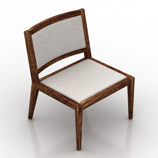 Chair Domicile Upholstered Back Side Chair 3D Model Preview #495a69e0