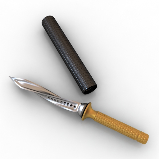 knife jagdkommando 3D Model Preview #f1cacd27