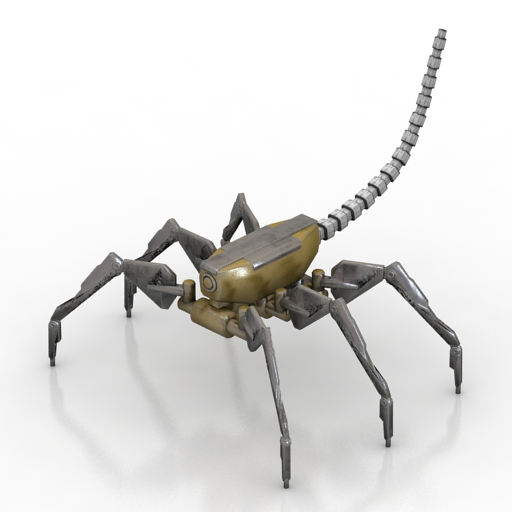 Robot Spider 3D Model Preview #1c4c0173