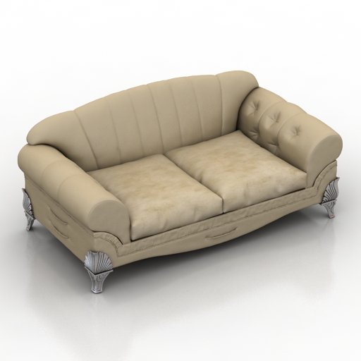 sofa gold 3D Model Preview #74f88645