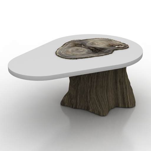 Table Coffee Stump 3D Model Preview #68f9e2a7