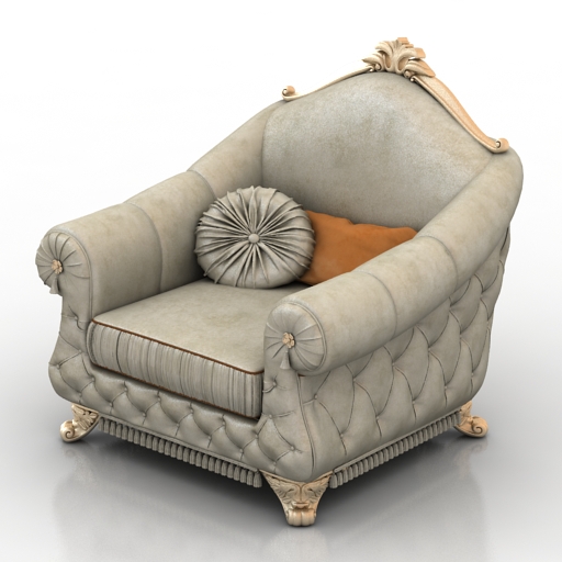 armchair sat venere 3D Model Preview #ef33e572
