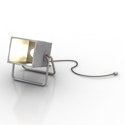 Lamp Zuiver Concrete Up floor lamp 3D Model Preview #02c707e0