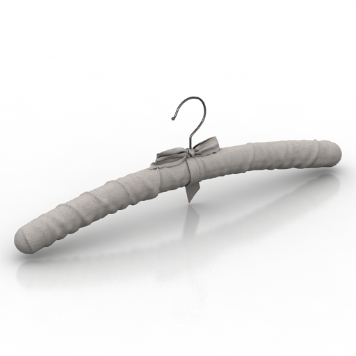 Hanger (soft hangers) for clothes 3D Model Preview #1d915210