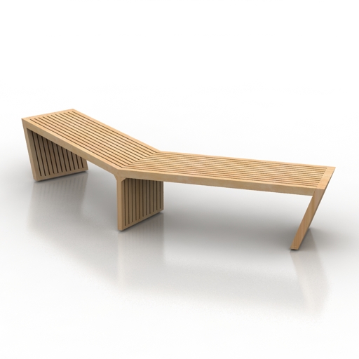 bench lagoon 3D Model Preview #808dfb67