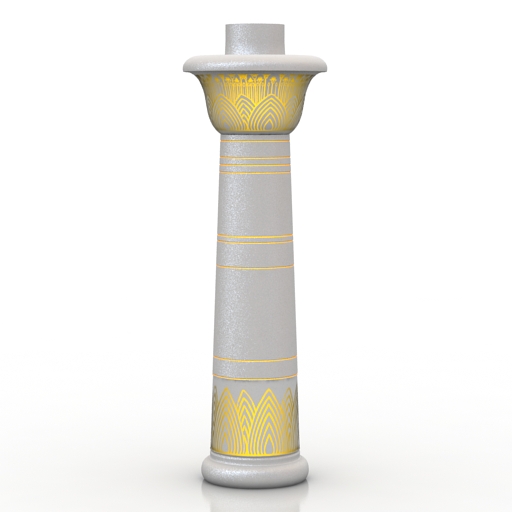 column egyptian 3D Model Preview #f665076f