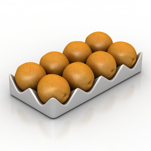 oranges in box 3D Model Preview #9f28f0ac