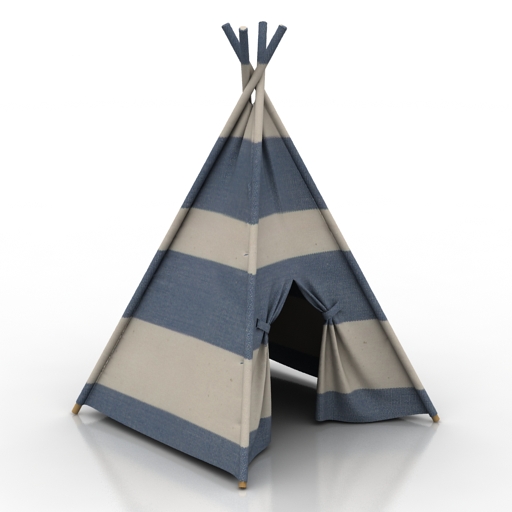 tent childrens 3D Model Preview #f3fd12e8