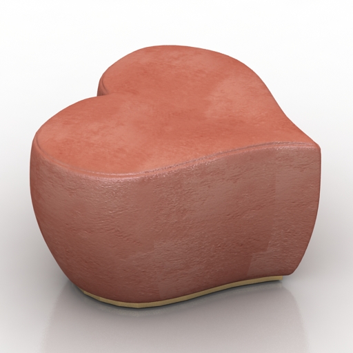 Seat Heart 3D Model Preview #3aa2cee0