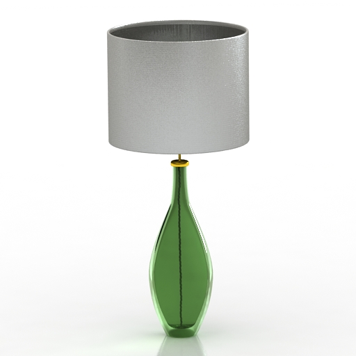 Lamp Lola chartreuse green 3D Model Preview #748dba4c