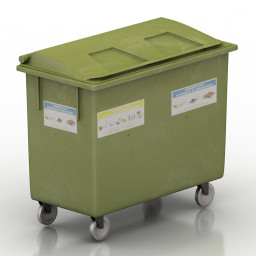 Download 3D Garbage container
