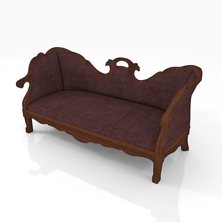 Annibale Colombo A741 Sofa 3D Model Preview #b2330cf2