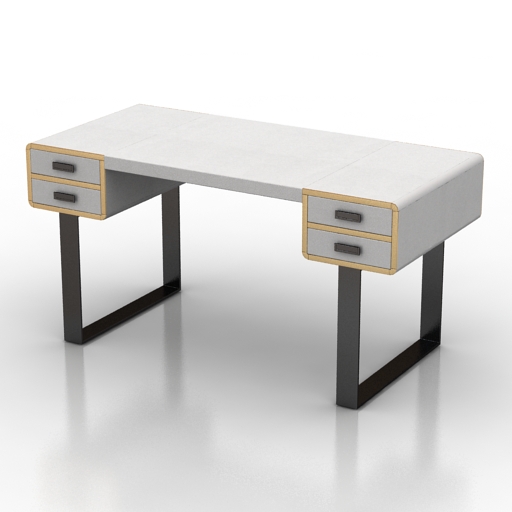 table armani casa euclide desk 3D Model Preview #a6488fc9
