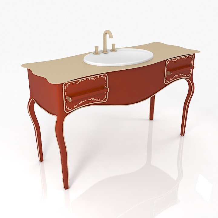 Amadea Royal villeroy & boch bathroom sink commode 3D Model Preview #2f3cbd00