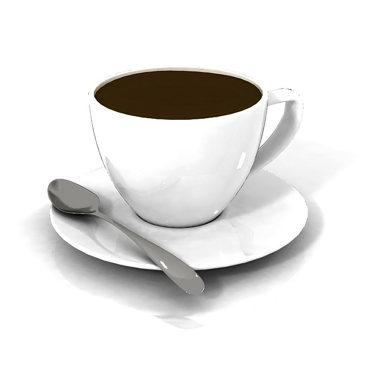 Coffee Cup 3D Model Preview #8d8b7029