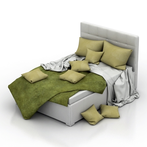 Bed BoConcept Mezzo Urban Design 3D Model Preview #214a3914