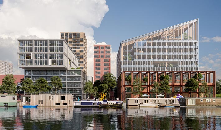 Amstel Design District by Mecanoo, Amsterdam, Netherlands