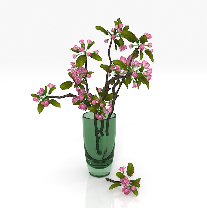 vase decor 3D Model Preview #08a3c8b4
