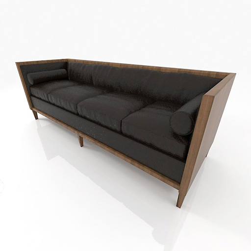Baker Sofa 3D Model Preview #a2daad42
