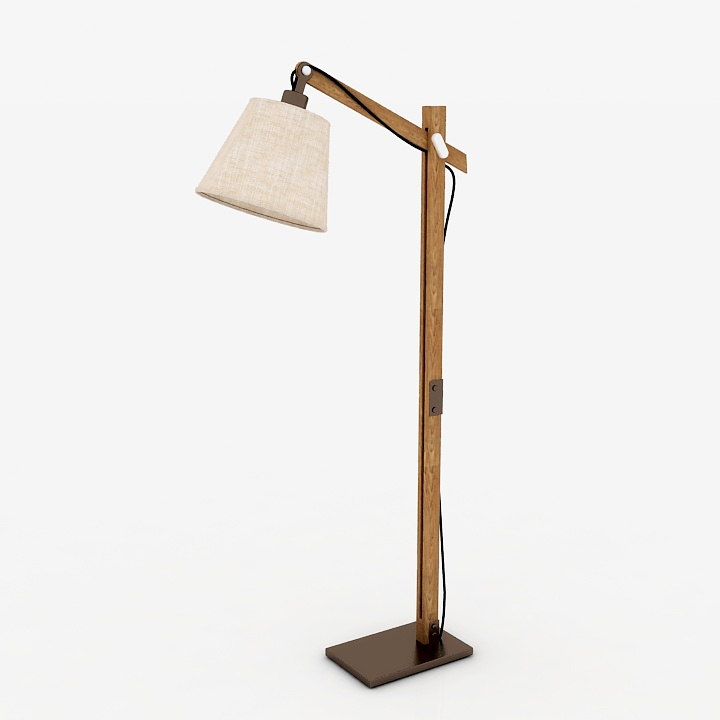 Torchere Adesso Walden Floor Lamp 3D Model Preview #df42be0a