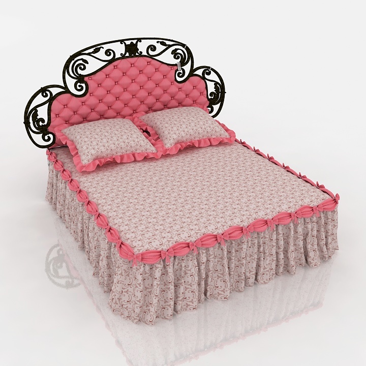 gruppo 396 argesta bed 3D Model Preview #7ed30cef
