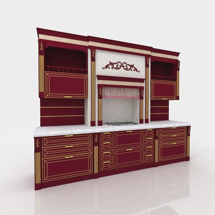 Antares Opera Kitchen Oven 3D Model Preview #663c4a6f
