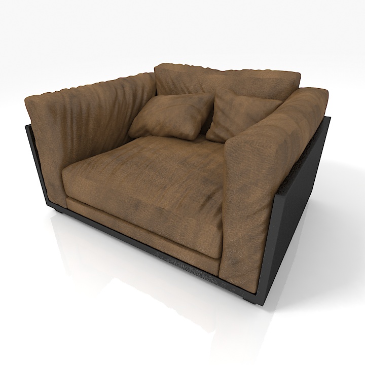 armchair modern pf 3D Model Preview #0fdbb3c3