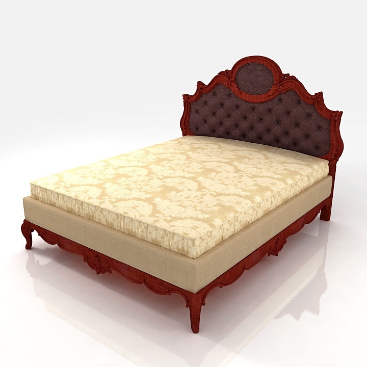 ANTICO BORGO Bed- 3D Model Preview #e48c158b