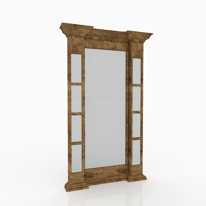 Baker Historic Mirror 3D Model Preview #ae199823
