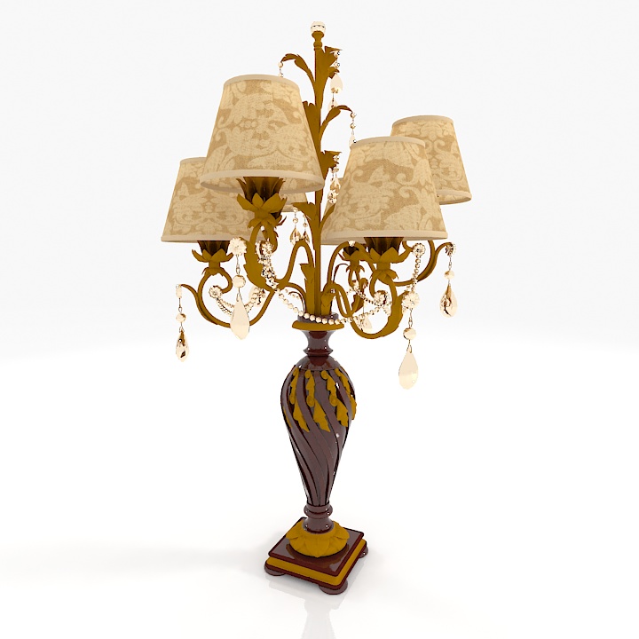 Antico Borgo Lampa 3D Model Preview #fd6fd496